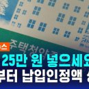 청약통장 납입 금액이 25만원이 된 이유 이미지