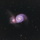 소용돌이은하 (m51) 이미지