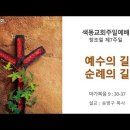 [주일예배 설교] 예수의 길 순례의 길(2024.10.13 창조절 제7주일) 이미지