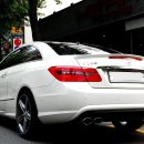 E350 쿠페 18인치 st6타입 휠, AMG타입 리어스포일러 장착 이미지