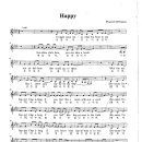 Pharrell Williams / Happy 악보 이미지