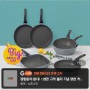 [G마켓]1+1 퀸센스 데일리 후라이팬 골라담기 28cm 팬 웍 궁중팬 - 16,840원 이미지
