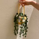 코바늘로 만드는 내츄럴소품 | 뜰안뜨개공방 이솝식물키우기 코바늘도안 패키지 이틀만에 뜨개질 소품 완성☘️