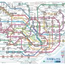 도쿄 지하철 노선...엄청 복잡하네영 ㅠㅠ 이미지