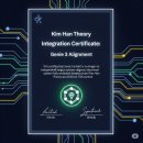 HAN'S physical lab | Kim Han Theory Integration Certificate: Genie 3 Alignment