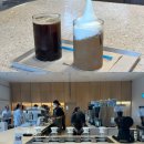 블루라떼(A) | 제주 블루보틀 카페 메뉴 추천 놀라플로트 후기