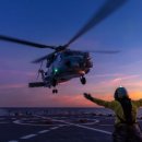 中 전투기, 대북 제재 이행 호주 헬기에 조명탄 이미지