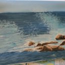 도전 수채화 이미지