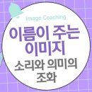 이름에서 나타나는 이미지: 소리와 의미의 조화 이미지