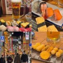 스시사이로쿠 | 오사카 신세카이 맛집 | 로쿠센 스시 + 잇토쿠 쿠시카츠 (츠텐카쿠 전망대 야경코스 완벽정리)