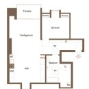 상주면 대량(재활용 동네마당) | 박공지붕과 테라조 타일이 만나 세련미 가득! 16평 다락방 인테리어