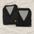 피치왕 | [티세르] 로얄 스트라이프 피치기모 후기 | 겨울 커플 잠옷 추천