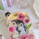 수원-1488 | 수원부케말리기 장미부케 액자무드등 재방문 주문제작 후기