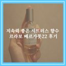 22 | 지속력 좋은 20대 여자 여름 시트러스 백화점 향수 추천 르라보 베르가못22 후기