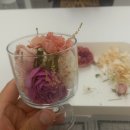 시들지 않는 꽃 선물(내손으로 만드는 하바리움) | 안산 성포동 이브닝온 공방 원데이클래스, 와인잔 하바리움 후기