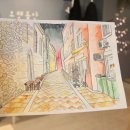 저녁)펜드로잉 이미지