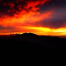 지리산노을 이미지