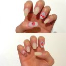 네일뽀짝 | 행신역 네일샵 리네일! 부서진 손톱의 대변신, 귀염뽀짝 포인트 과일 네일 아트 후기 🍒🍓