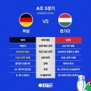 [유로2024 A조 3경기] 독일 vs 헝가리 프리뷰 이미지