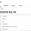 국제운전면허증 인터넷 발급 방법 이미지
