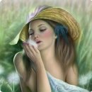 긴머리 소녀 이미지