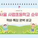 우촌초등학교 | 서울 사립초등학교 순위, 학비·특징 완벽 비교 총정리 (2025학년도 기준)