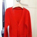 여성 겨울 자켓. 빨간 가디건. 장갑2. 라이더자켓.귀마개(새것) 이미지