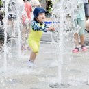 바닥분수 이미지