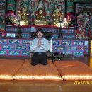 기도 , 대한불교 조계종 묘법사. 백중기도 현수막 설치 후 이미지