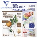 보타니컬아트(중급) | 클레르퐁텐 중급&amp;전문가용 수채 컬러링북 300g~~