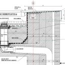 옥상지붕 슬라브 (역전지붕) 배수 장치 이미지