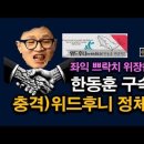 한동훈 구속 이유, 위드후니 정체는 민주당 쁘락치, 회원수 충격적 감소 ﻿시대정신연구소 이미지