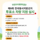 안성시시설관리공단 | 안성시시설관리공단, 교통약자 투표 이동 지원 실시