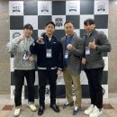 2024년 NSCA KOREA 1-Day 컨퍼런스에서 정송영교수, 김희철교수 그리고 김영성조교와 함께 이미지