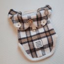 강아지 옷 만들기 | 핸드메이드 강아지 옷 만들기 후기 겨울 체크 하네스