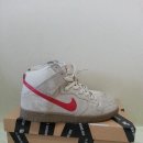 Nike/ SB Dunk High Pro Birch/Hyper Red /260 이미지
