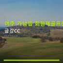 여주 가남읍 회원제골프장 금강CC 평점 4.4점 리뷰 1,100여 건 분석