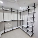 더조은마트 | 광주시스템행거 광산구 신창동 신창부영2차 4단 서랍장을 넣은 ㄷ자형 드레스룸