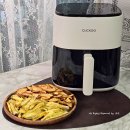 우리가족 건강간식 만들기 | 쿠쿠 5L 에어프라이어로 건강간식 고구마말랭이 사과칩 만들기