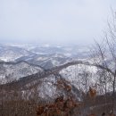 백련산(754m).칠백리고지(712m).모시울산(569.5m).나래산(543.8m) 종주 심설산행 /전북 임실 이미지