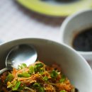 겨울철 추억의 요리 김치콩나물밥 만들기 이미지