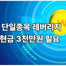(주)원일개발 | 단일종목 레버리지 ETF 규제 강화 현금 3천만원 있어야 살 수 있다