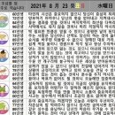 2023년 8월 23일 운세 및 세상 소식 이미지