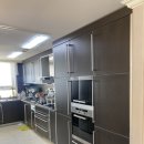 광진타일건재 | 한샘 키친바흐 고급주방 KB 맨하탄 하이글로시 화이트_자양동 더샵스타시티 71평 아파트 시공 후기