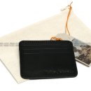 [카드지갑] Jonte Card Holder Leather [블랙 / 아이보리] 이미지