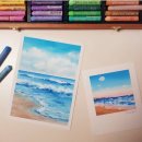 감성오일파스텔화 이미지