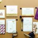 바른손 캘리그라피 이미지