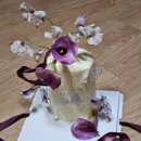 안양 평촌역 생화케이크 &#39;마리엘라케이크&#39; 환갑 브라이덜샤워 케이크
