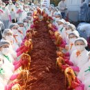 상이군경회청주시지회 | 신천지 마태지파, 국가유공자회에 김장 400포기 전달