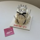 티아라 | 서울숲 레터링케이크 어썸스윗 성수 미니 2단 티아라 케이크 예약 후기